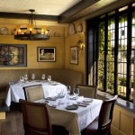 The dining room at the Five Crowns.