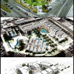 Artist renderings of the projects proposed from (top to bottom) RD Olson Development, Sonnenblick Development, The Shopoff Group.