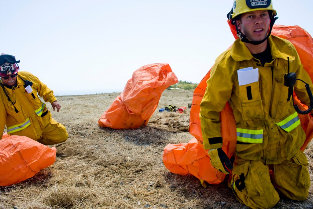 Learning to battle wild blazes - newport beach news