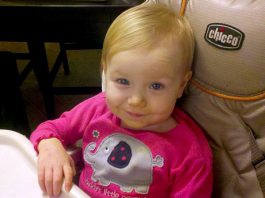 Piper Evans, 18 months, has an extremely rare autoimmune disorder, and friends, coworkers and strangers are coming together to raise funds for her treatment. Photo from the Evans family blog