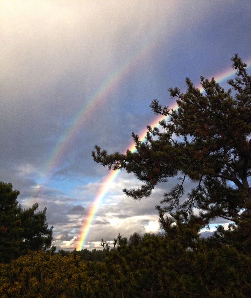 Double Rainbow — Photo by Deb Pirdy