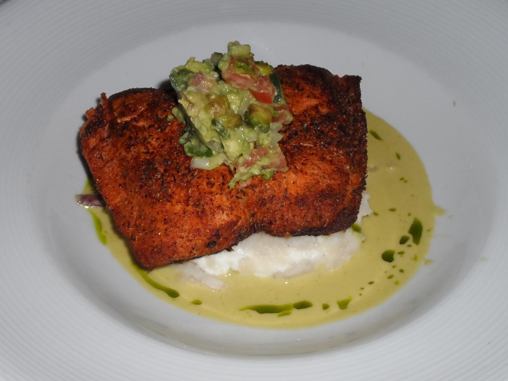 Blackened Wild King Salmon