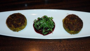 Spiced Cakes of Crab Meat.