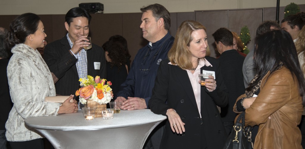 Sage supporters enjoyed the Sapphire catered event on Tuesday. — Photo by Charles Weinberg