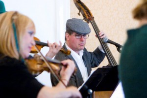 Joe McNalley plays with the Hutchins Consort