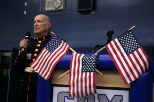 Dick Meadows talks a bit about his time in the Marines during his introduction.