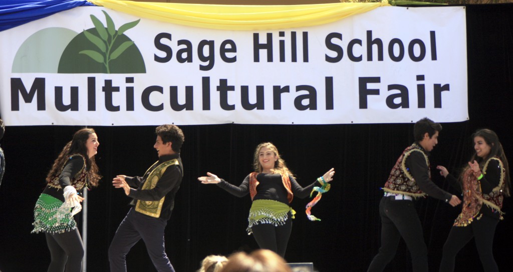 Sage Hill Persian Dancers take the stage.