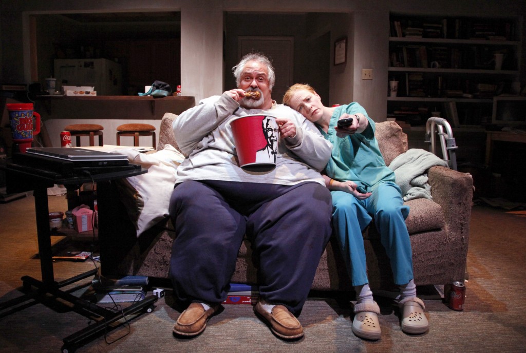 Matthew Arkin and Blake Lindsley in South Coast Repertory’s production of “The Whale,” by Samuel D. Hunter