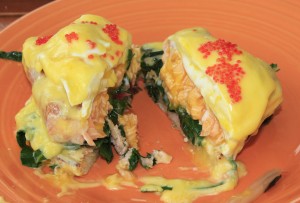 X - Apple Wood Smoked Scottish Salmon Benedict