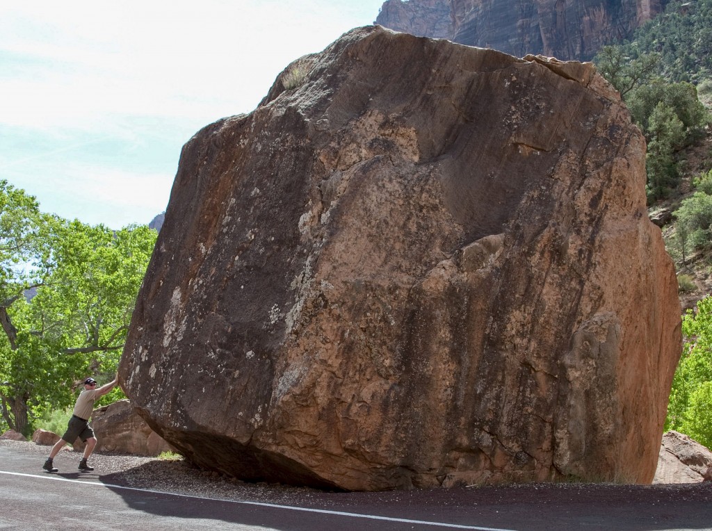 Rock mover — Photo by Charles Weinberg