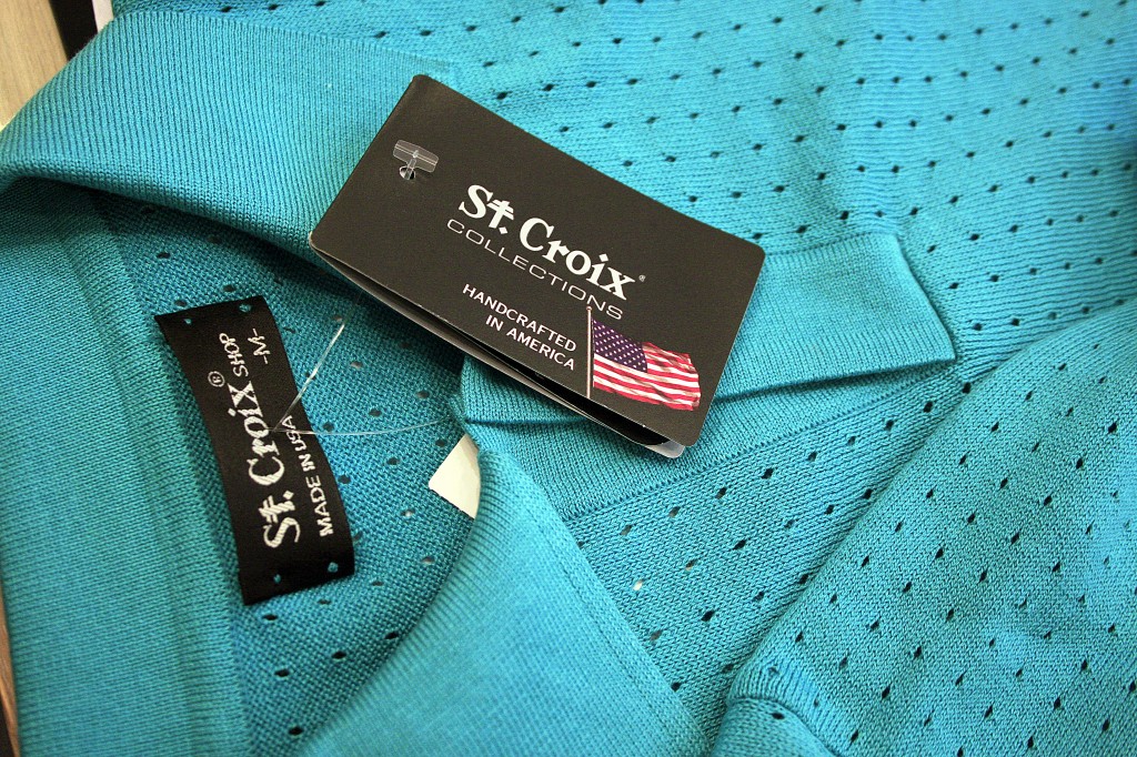 St. Croix offers quality garments made in the U.S.A 