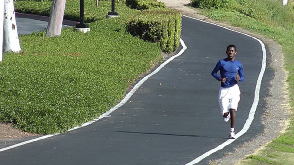 Daniel Okabe training for a marathon. — Photo courtesy Michael Zynda