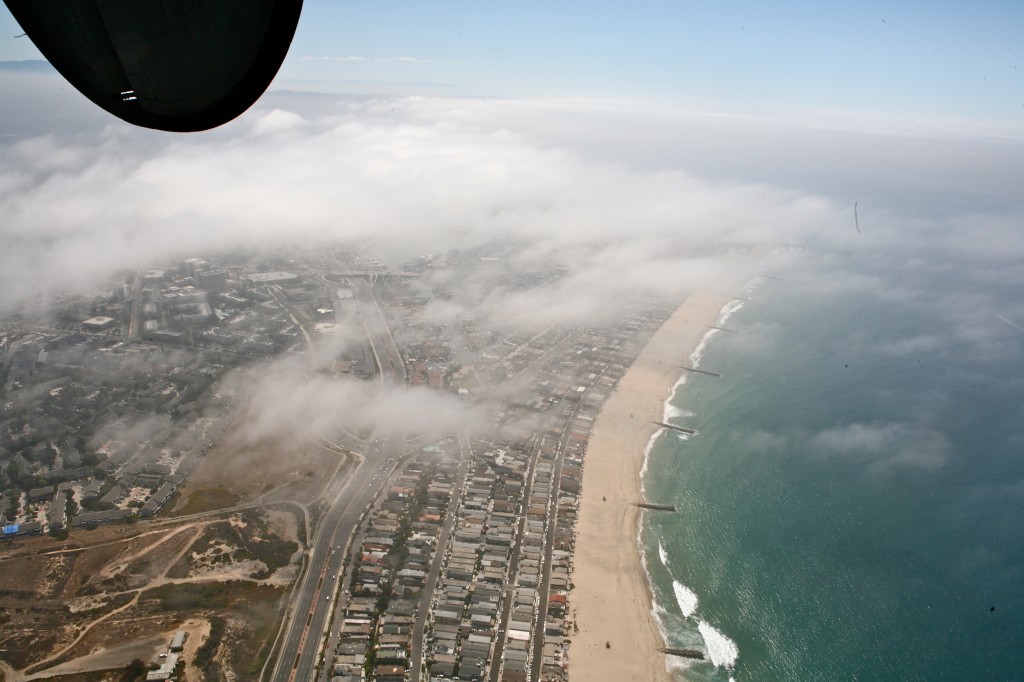 View from the flight of a p51. — Photos by Jim Collins