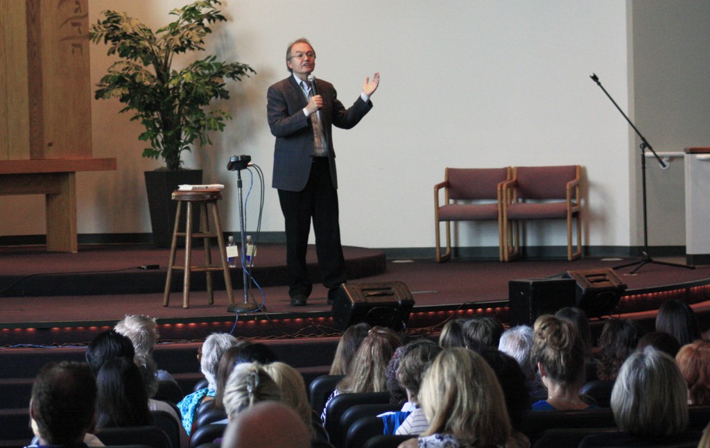 John Gray during the presentation. — Photos courtesy John Gray