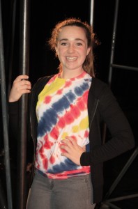 Olivia Rybus of Newport Beach poses during a rehearsal for the musical "Higher Education." — Photo by Christopher Trela