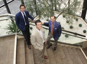 Partner Bryon Ward, Executive Vice President Stephen Thorp, and CEO Scott Burnham of Burnham USA.