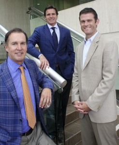CEO Scott Burnham, partner Bryon Ward, and Executive Vice President Stephen Thorp of Burnham USA.