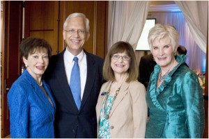 Co-chair Darrellyn Melilli, Ernie and Sandra allen, co-chair Mary Beth Molnar