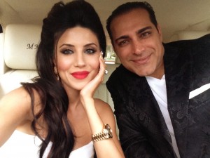 Co-chairs Manny Khoshbin and his wife Leyla Milani