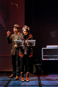 Nelson Lee and Jackie Chung in South Coast Repertory's production of "Fast Company" by Carla Ching. Photo by Ben Horak/SCR