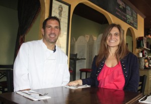 Chef Kevin Cahalan and Natalie Sarle