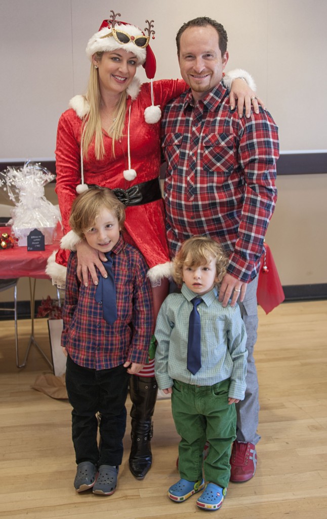 MOMS member Natalie Ikizyan with her husband, Ike, and their kids at the carnival.