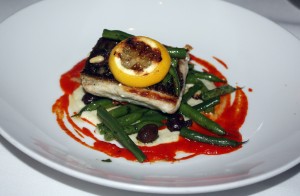 pan-seared barramundi