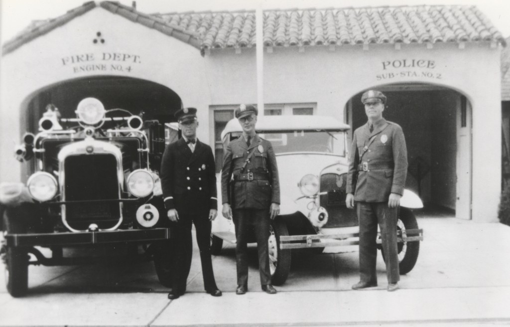 A historical photo of an NBFD station