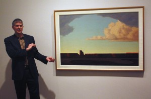 Chief Curator Dan Cameron discusses one of the works in the OCMA exhibit