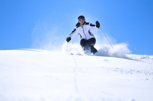 winer woman ski