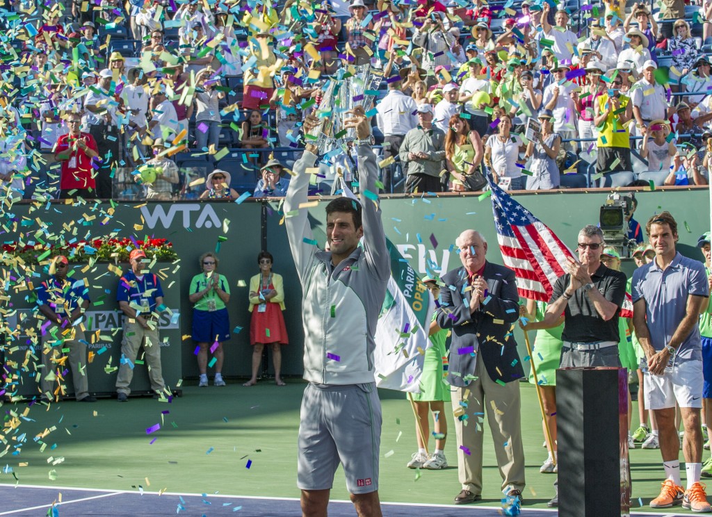 Novak Djokovic, winner men's singles.