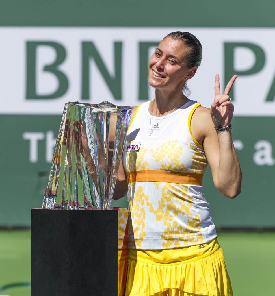 Flavia Pennetta, winner lady's singles