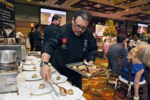 Franco Barone of Il Barone in Newport Beach prepares one of his dishes