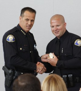 Chief Jay Johnson and Officer Todd Wilson
