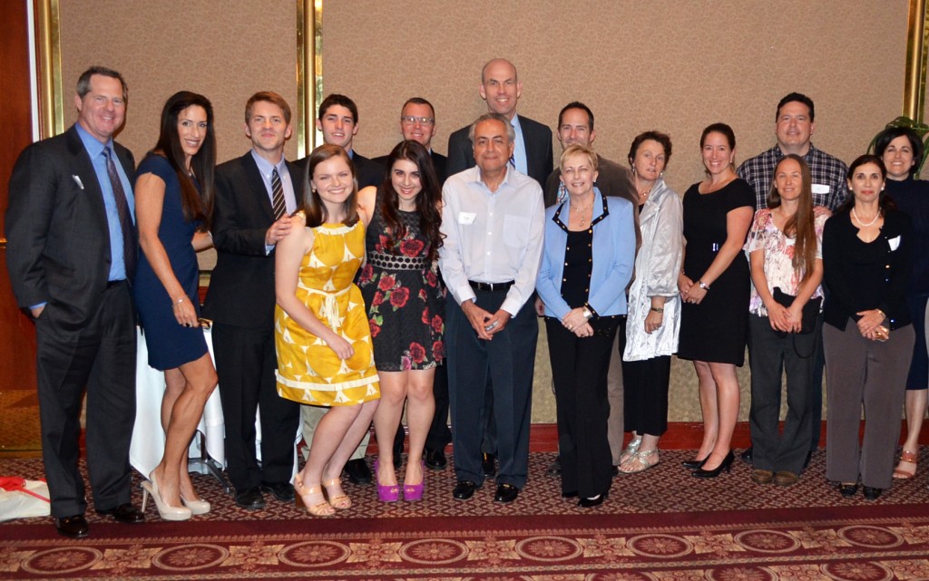 Sage Hill award winners and their parents. — Photo by Dave Siegmund