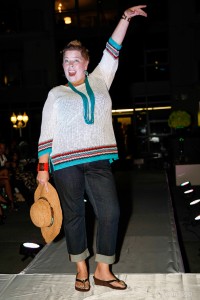 Survivor spokes model Dianne Callahan-Pavia wearing Tommy Bahama at the fashion show last year. — Photos courtesy EXPO 4 Life