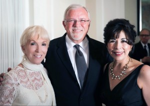 Gala Chair Bebe Shaddock, Saddleback Memorial Medical Center CEO Steve Geidt, and Saddleback Memorial Foundation President Cecilia Belew