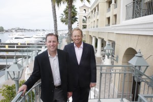 Todd Pickup, CEO, International Bay Clubs, LLC, and Kevin Martin, President, International Bay Clubs, LLC, owners and co-managers of Balboa Bay Resort. 