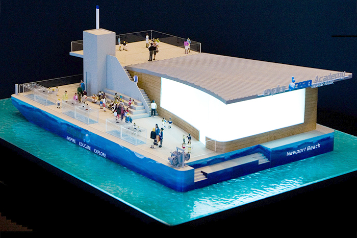 Artist rendering or new facility — Courtesy ExplorOcean ©