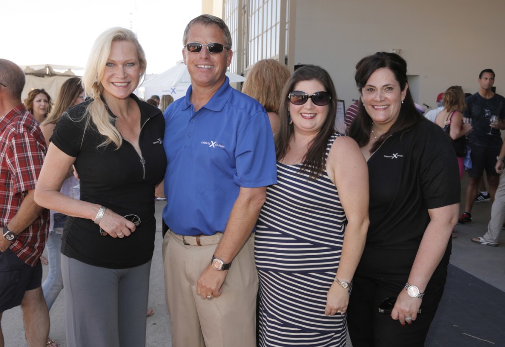 Celebrity Cruises' Regional Marketing Manager Cynthia Rose, Celebrity Cruises' Director of Sales Scott Clifton, Legal Aid's Jennifer Miramontes and Celebrity Cruises' Team Manager LA/Palm Springs Marilys Ward. — All photos by Todd Williamson ©