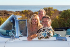 Laura Davick (Founder of Crystal Cove Alliance), Bill Baker, Doug Cavanaugh (Founder and CEO of Ruby’s Restaurants) at last year's CCA Gala