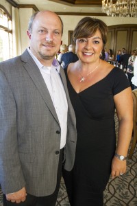 Laura’s House Board Chair Wayne Pinnell with Laura’s House CEO Margaret Bayston.