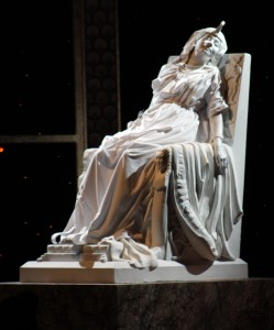 Sarah Crouch of Corona del Mar poses as Cleopatra