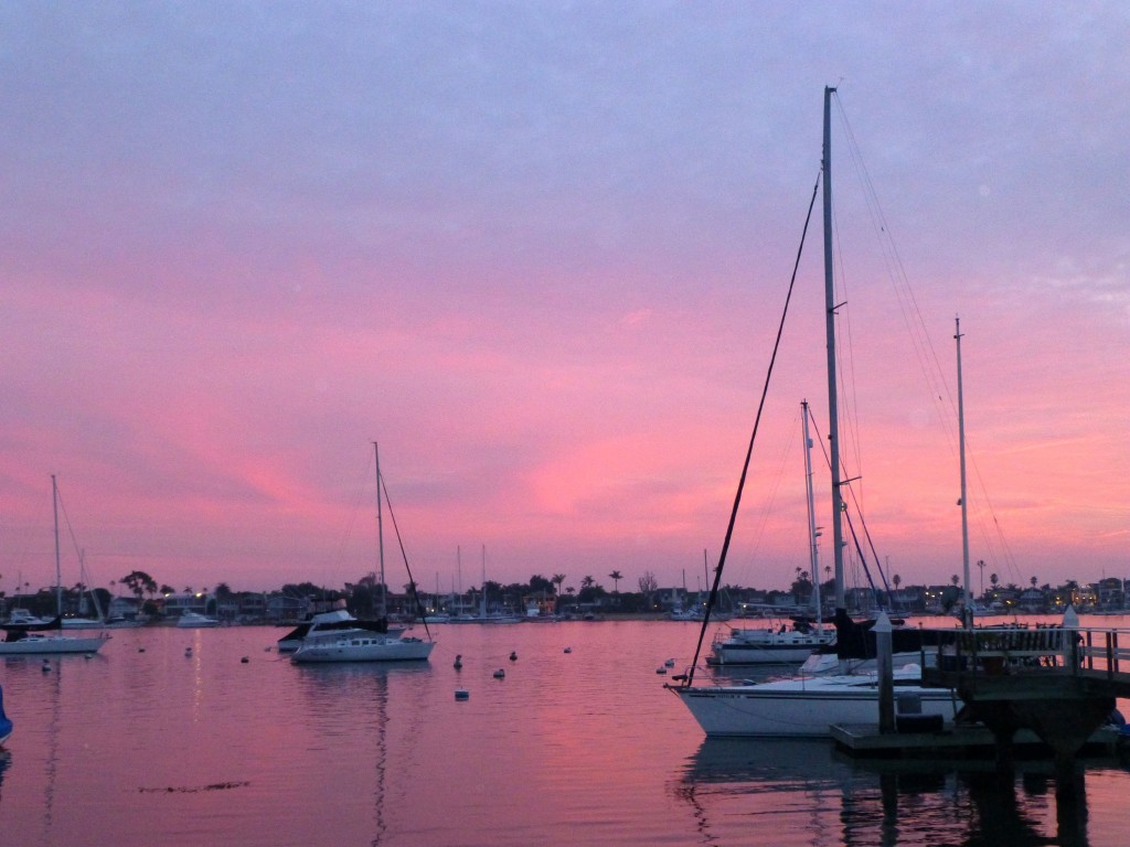 Sunset from Balboa Island — Photo by Andrea Culver ©