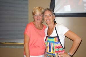 Deacons Kathy Haze (left) and Robin Wade (right).