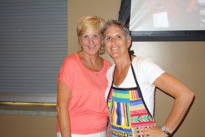 Deacons Kathy Haze (left) and Robin Wade (right). 