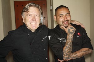 Chef Pascal Olhats and Chef Chris Tzorin 