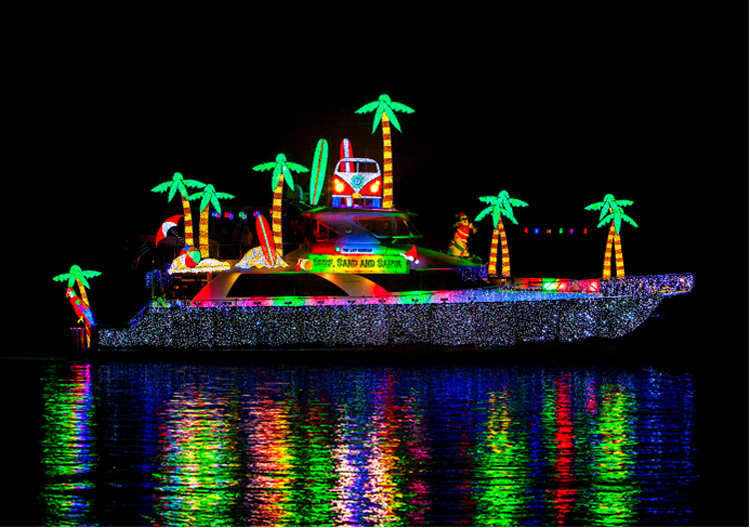 Christmas Boat Parade — Newport Indy file photo ©