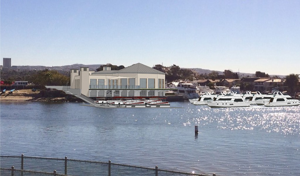 A conceptual building design of the marina commercial building proposed for the Balboa Marina West project. Photo Credit: Courtesy city of Newport Beach