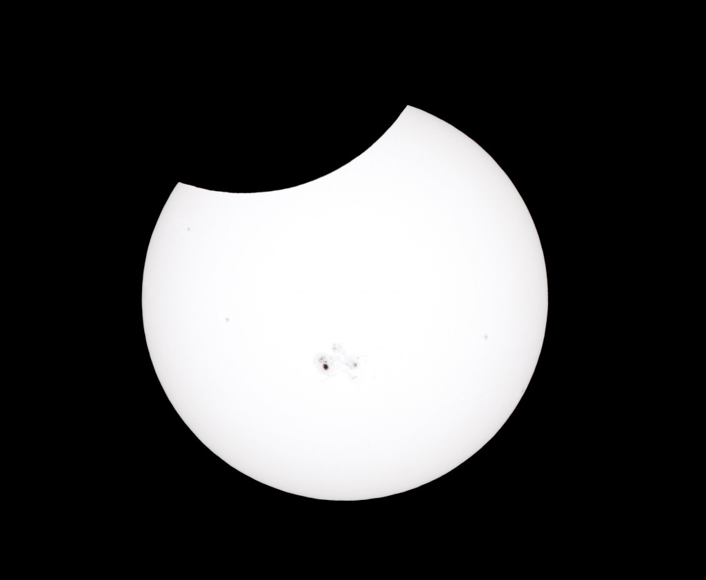 Partial Solar Eclipse on Thursday. — Photo by Lawrence Sherwin